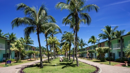 Panoramic hotel view