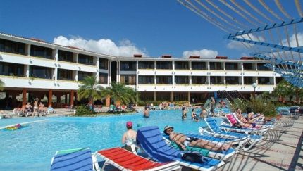 Panoramic pool view