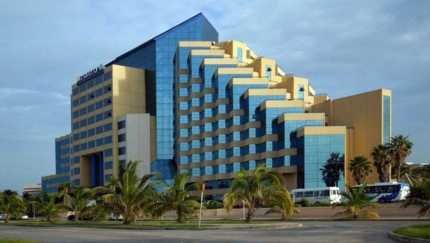 Panoramic hotel view