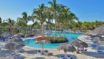 Panoramic pool view