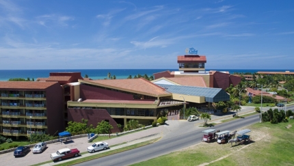 Panoramic hotel view