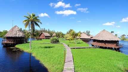 Panoramic villa view