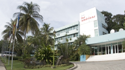 Panoramic hotel view