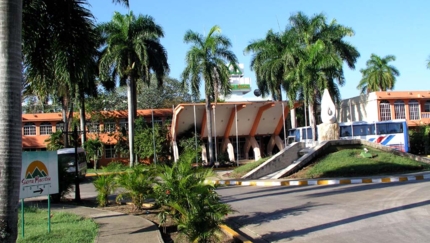 Panoramic hotel view