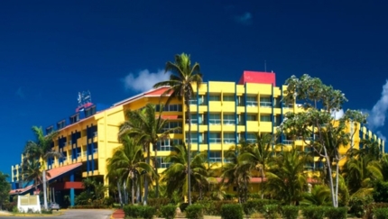 Panoramic hotel view