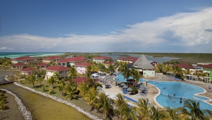 Panoramic hotel view