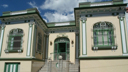 Panoramic hotel view