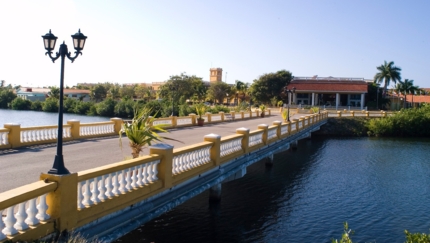 Panoramic hotel view