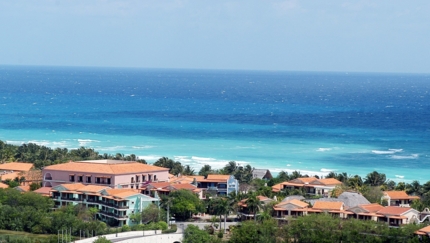 Panoramic hotel view