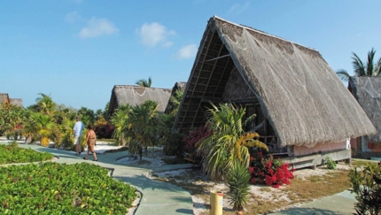 Panoramic hotel view