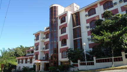 Panoramic hotel view