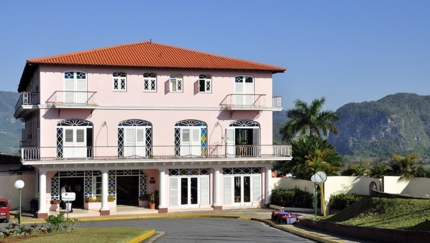 Panoramic hotel view