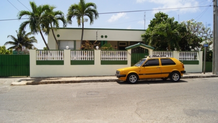 Panoramic house view