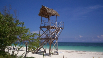 Cayo Levisa beach panoramic view