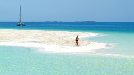 Cayo Largo del Sur beach panoramic view