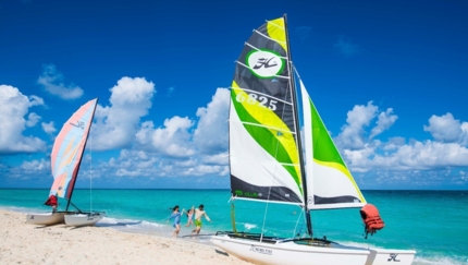 Cayo Santa María beach panoramic  view,