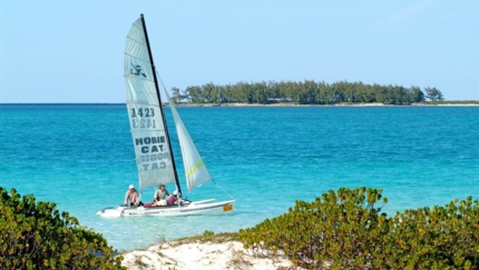 Playa Pilar and Cayo Media Luna panoramic view, Cayo Guillermo