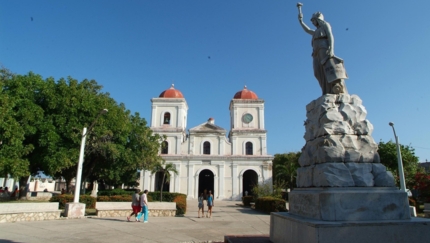 Cathedral of Gibara panoramic view, Gibara city