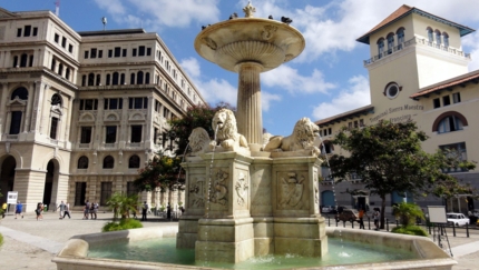 San Francisco square, Havana city, CUBA: 100% NATURAL Group Tour