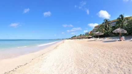 Ancón beach, Trinidad City,  CUBANIA CLASSIC CYCLE, Group Tour