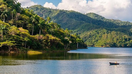 Hanabanilla lake panoramic view, Villa Clara