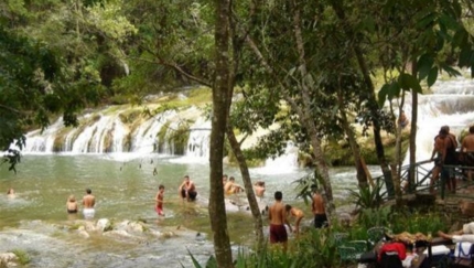 San Juan river panoramic view, Las Terrazas