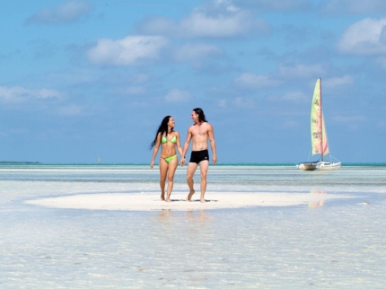 Playa Pilar panoramic view, Cayo Guillermo