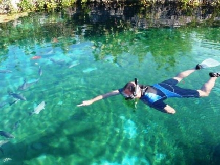 Snorkeling in Caleta Buena