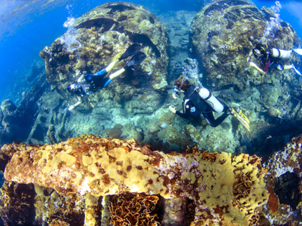 Buceo en pecios de la Guerra Hispano-Cubana y Norteamericana de 1898. “CRUCERO ACORAZADO VIZCAYA”.