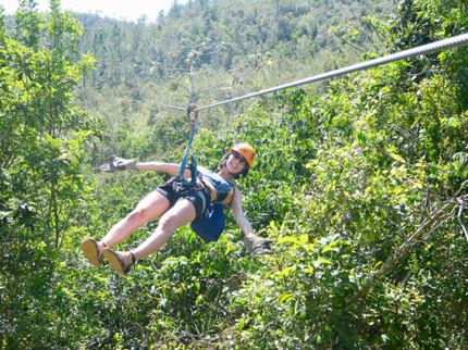 Canopy tour at Las Terrazas Community