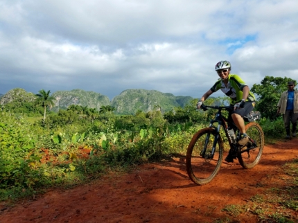 Cycling in Viñales