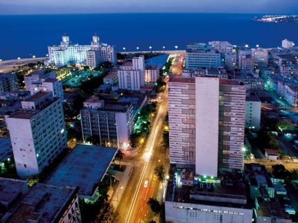 Modern Havana panoramic view, Havana city