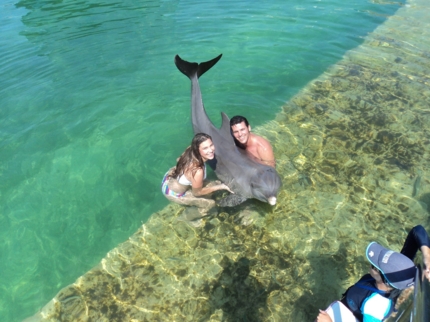 Swimming with dolphins tour at Cayo Santa María dolphinarium