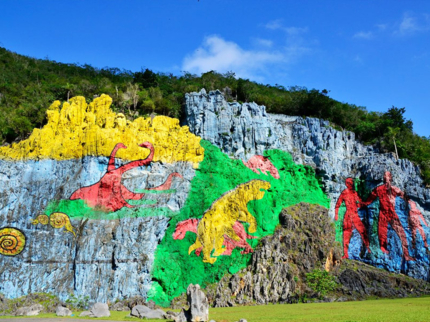 Mural of prehistory, Viñales Valley