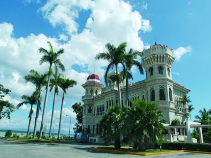 Palacio de Valle hotel panoramic view, Cienfuegos city