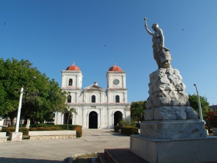 Cathedral of Gibara panoramic view, Gibara city