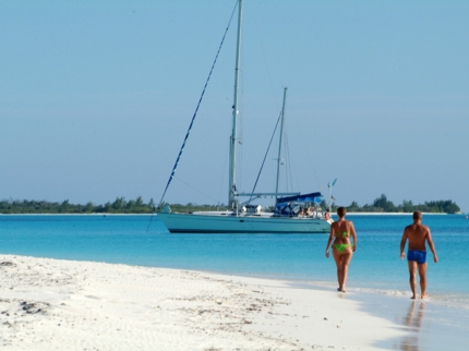 Paraiso beach panoramic view, Cayo Largo del Sur