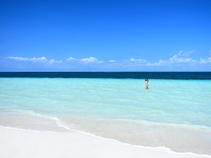 Cayo Levisa beach panoramic view, Pinar del Río