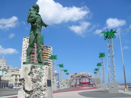 Anti-imperialist tribune, "Cuban Revolution" Bike Tour