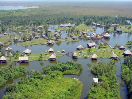 Guamá tourist park panoramic view