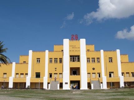 The Moncada garrison panoramic view, Santiago de Cuba city