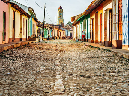 Trinidad old city panoramic view