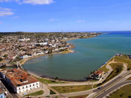 Matanzas city panoramic aereal view