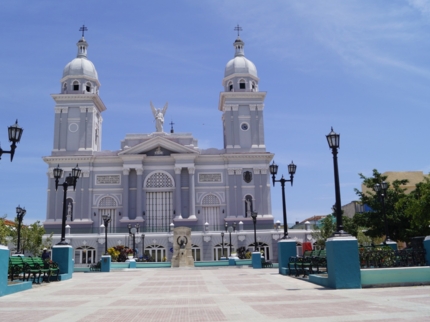 Santiago de Cuba city panoramic view