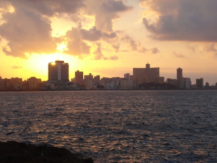 Sunset in Havana