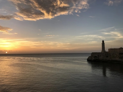 Sunset in Havana