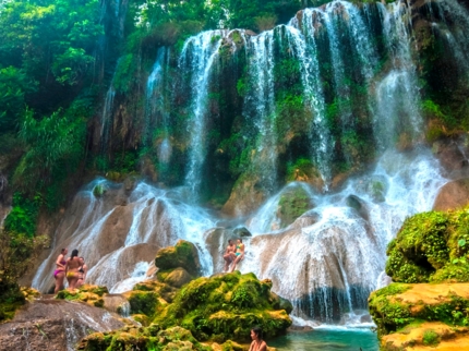 El Nicho Water Falls, Topes de Collantes natural park.