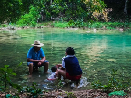 Natural pool "El Caimito" "Ruins of the coffee plantations" Trail