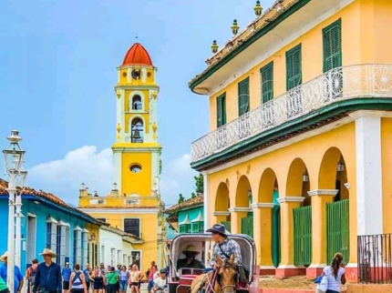 Panoramic Trinidad city view