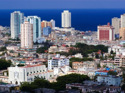 Modern Havana panoramic view, Havana city